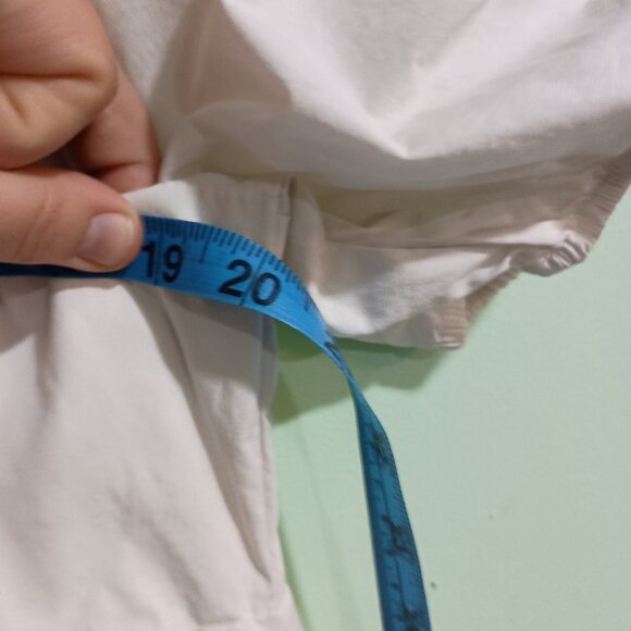 White Puff Sleeve Dress - Picture 5 of 6